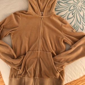 Juicy couture zip sweat jacket